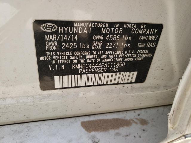 Photo 10 from auction – 2014 HYUNDAI SONATA HYB with VIN KMHEC4A44EA111850