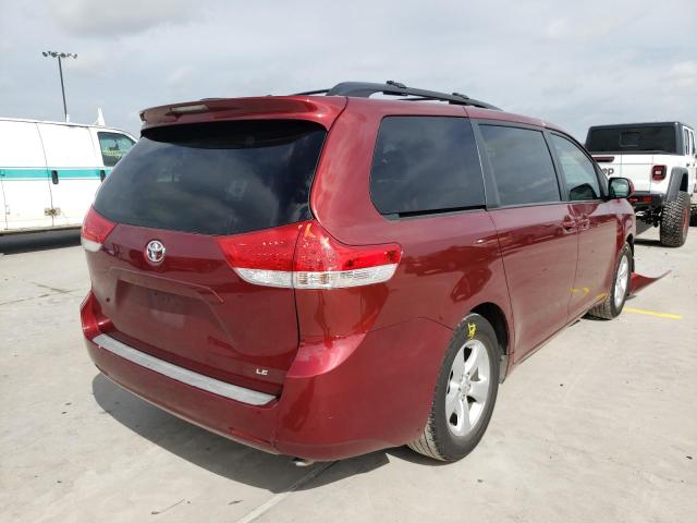 Photo 4 from auction – 2012 TOYOTA SIENNA LE with VIN 5TDKK3DC8CS191984
