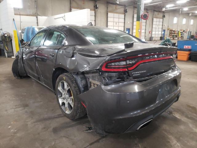Photo 3 from auction – 2016 DODGE CHARGER SX with VIN 2C3CDXJG5GH303937