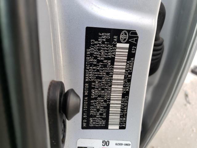 Photo 10 from auction – 2014 TOYOTA COROLLA L with VIN 2T1BURHE1EC018022