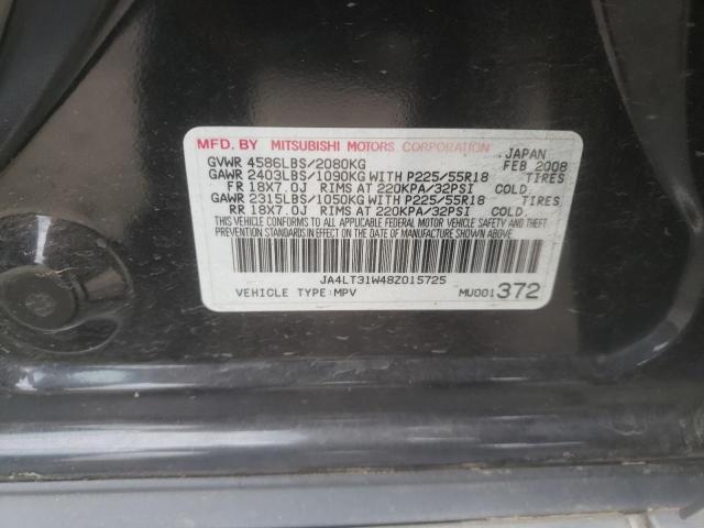 Photo 10 from auction – 2008 MITSUBISHI OUTLANDER with VIN JA4LT31W48Z015725