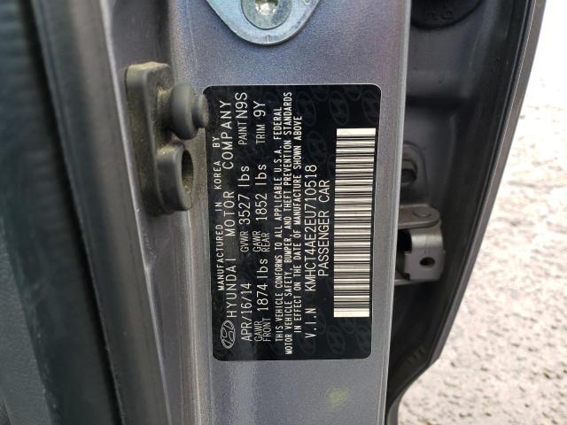 Photo 10 from auction – 2014 HYUNDAI ACCENT GLS with VIN KMHCT4AE2EU710518