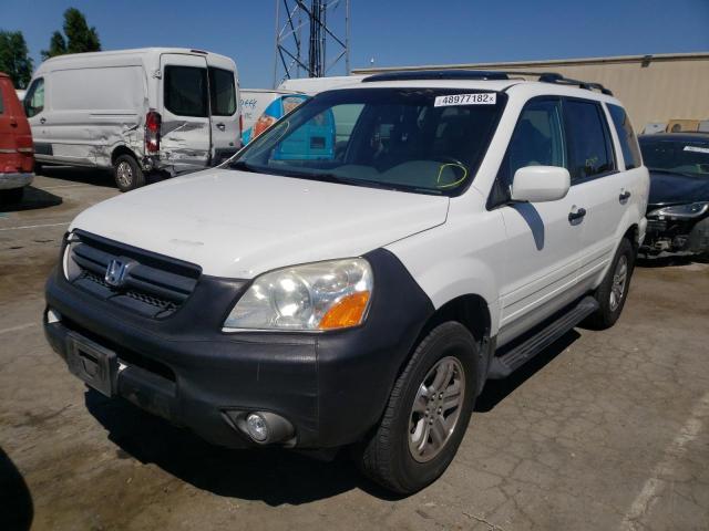 Photo 2 from auction – 2005 HONDA PILOT EXL with VIN 2HKYF18655H569775
