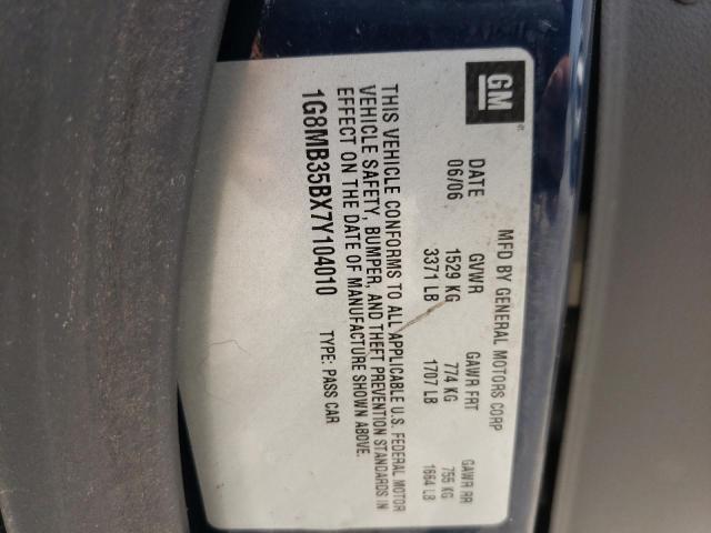 Photo 10 from auction – 2007 SATURN SKY with VIN 1G8MB35BX7Y104010