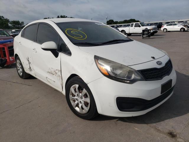 KIA RIO LX 2012 with VIN KNADM4A35C6047576 - Photo from auction