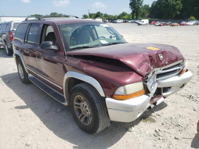 DODGE DURANGO SL 2002 with VIN 1B4HR58N42F164077 - Photo from auction