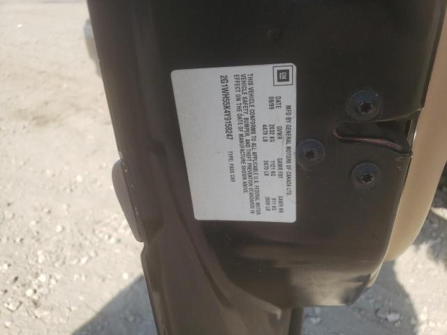 Photo 10 from auction – 2000 CHEVROLET IMPALA LS with VIN 2G1WH55K4Y9158247