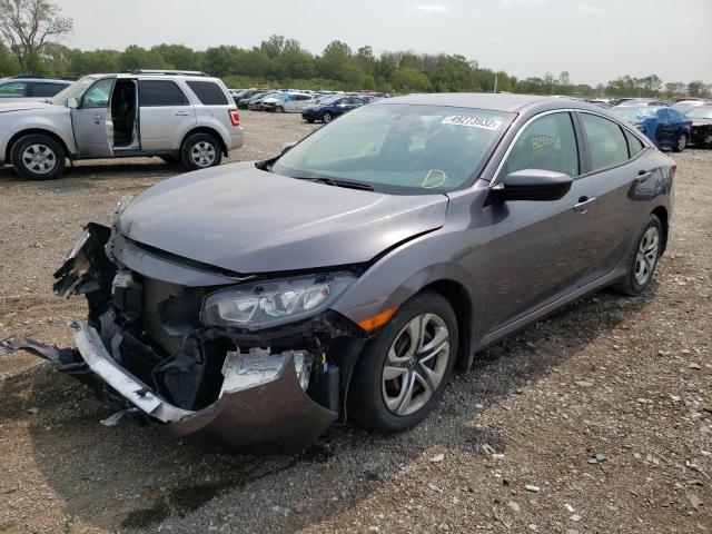 Photo 2 from auction – 2016 HONDA CIVIC LX with VIN 19XFC2F57GE086005