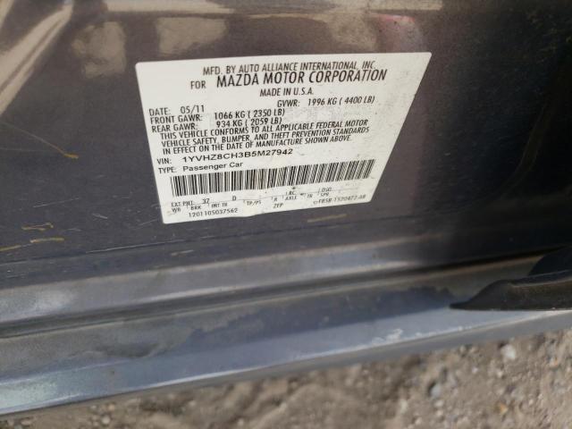 Photo 10 from auction – 2011 MAZDA 6 I with VIN 1YVHZ8CH3B5M27942