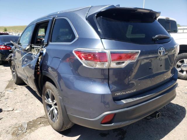 Photo 3 from auction – 2016 TOYOTA HIGHLANDER with VIN 5TDJKRFH2GS228363
