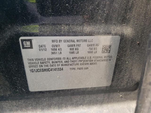 Photo 10 from auction – 2012 CHEVROLET SONIC LT with VIN 1G1JC6SH9C4141334