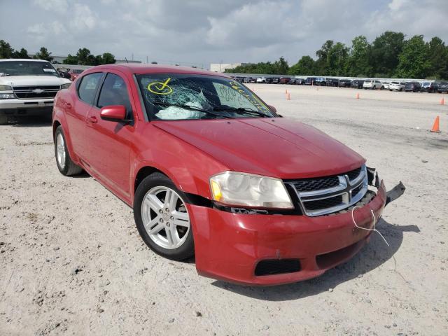 DODGE AVENGER SX 2012 with VIN 1C3CDZCB1CN156675 - Photo from auction