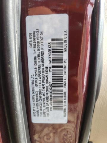 Zdjęcie 10 z aukcji – 2001 SUBARU LEGACY OUT z VIN 4S3BE686517203027