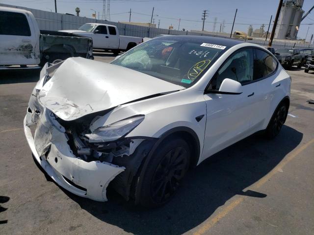 Photo 2 from auction – 2021 TESLA MODEL Y with VIN 5YJYGDEDXMF126407
