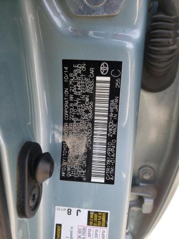 Photo 10 from auction – 2015 TOYOTA PRIUS with VIN JTDKN3DU4F1884956