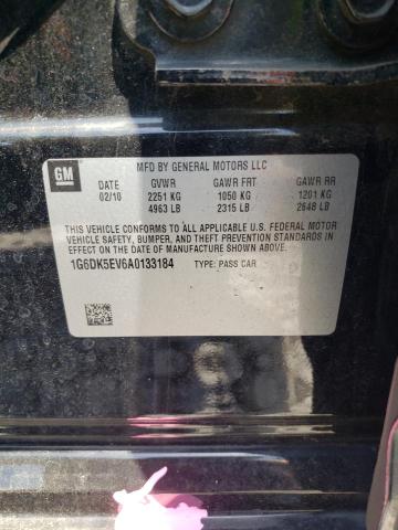 Photo 10 from auction – 2010 CADILLAC CTS PERFOR with VIN 1G6DK5EV6A0133184