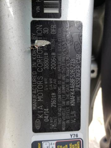 Photo 10 from auction – 2015 KIA FORTE LX with VIN KNAFK4A68F5262713