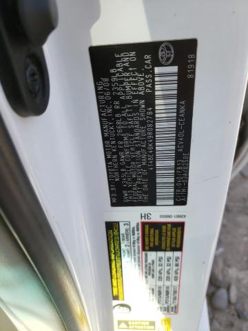 Photo 10 from auction – 2009 TOYOTA CAMRY BASE with VIN 4T4BE46K49R082784