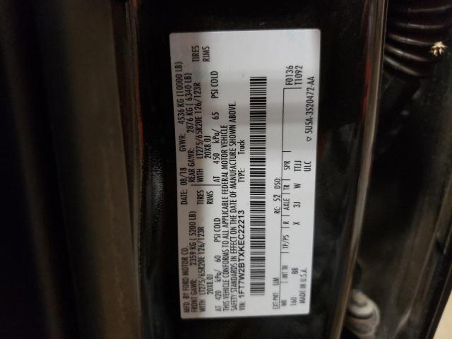 Photo 10 from auction – 2019 FORD F250 SUPER with VIN 1FT7W2BTXKEC22213