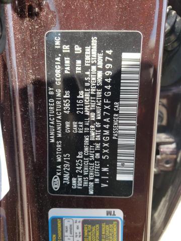 Photo 10 from auction – 2015 KIA OPTIMA LX with VIN 5XXGM4A7XFG449974