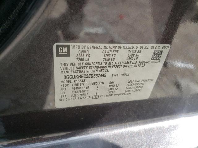 Photo 10 from auction – 2014 CHEVROLET SILVERADO with VIN 3GCUKREC2EG567445