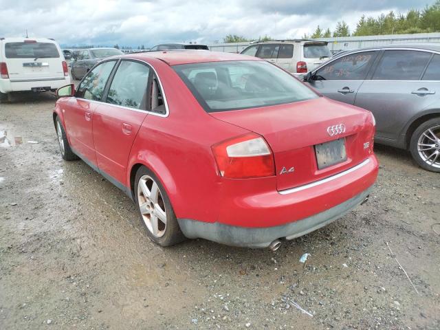 Photo 3 from auction – 2003 AUDI A4 3.0 QUA with VIN WAULT68E83A285114