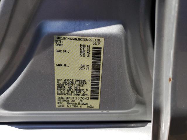 Photo 10 from auction – 2014 NISSAN ALTIMA with VIN 1N4AL3AP3EC157042