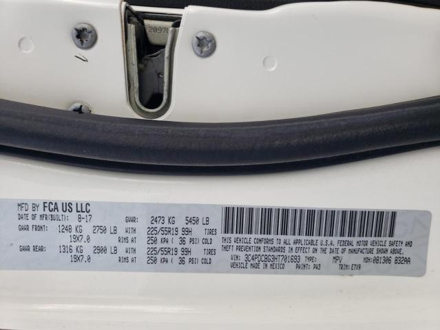 Photo 10 from auction – 2017 DODGE JOURNEY SX with VIN 3C4PDCBG3HT701693