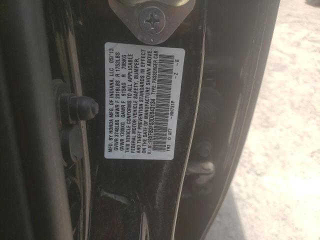 Photo 10 from auction – 2013 HONDA CIVIC LX with VIN 19XFB2F53DE043134