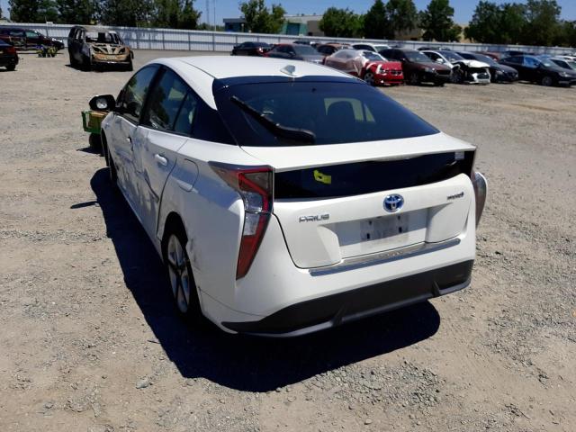 Photo 3 from auction – 2017 TOYOTA PRIUS with VIN JTDKARFUXH3037426
