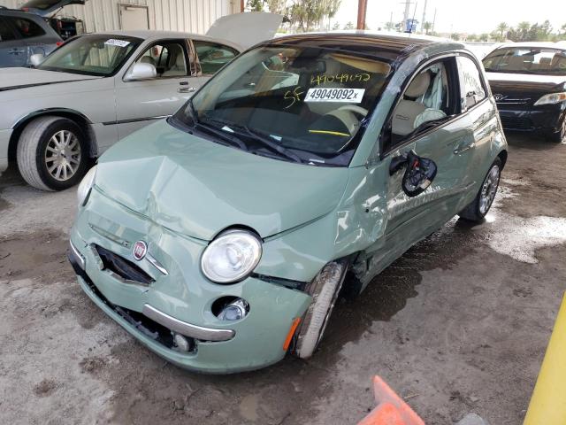 Photo 2 from auction – 2014 FIAT 500 LOUNGE with VIN 3C3CFFCR4ET200323