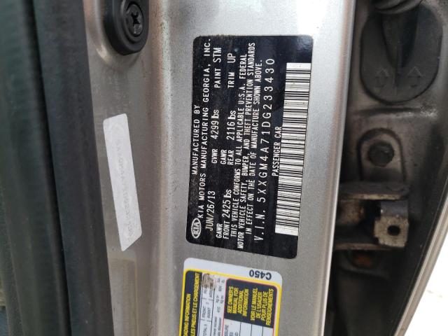 Photo 10 from auction – 2013 KIA OPTIMA with VIN 5XXGM4A71DG233430