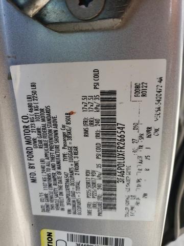 Photo 10 from auction – 2015 FORD FUSION SE with VIN 3FA6P0LUXFR266547