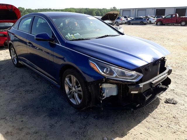HYUNDAI SONATA SPO 2018 with VIN 5NPE34AF7JH636622 - Photo from auction