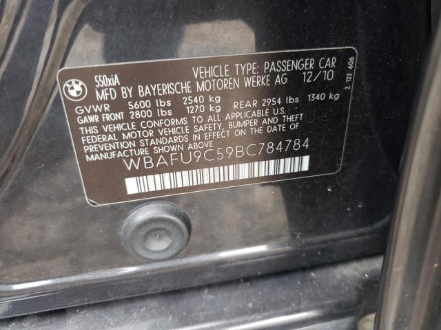 صورة رقم 10 من المزاد - 2011 BMW 550 XI مع VIN WBAFU9C59BC784784