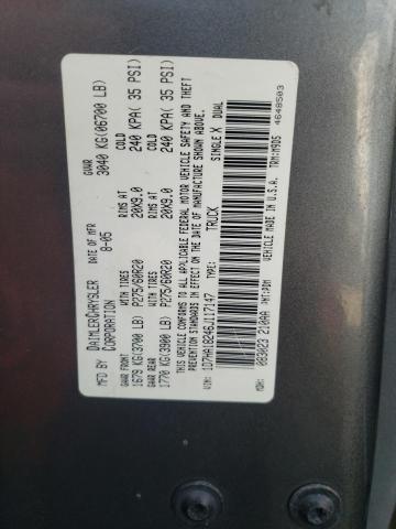 Photo 10 from auction – 2006 DODGE RAM 1500 S with VIN 1D7HA18246J117147