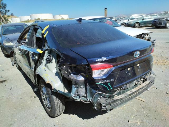 Photo 3 from auction – 2021 TOYOTA COROLLA LE with VIN JTDEAMDE2MJ005913