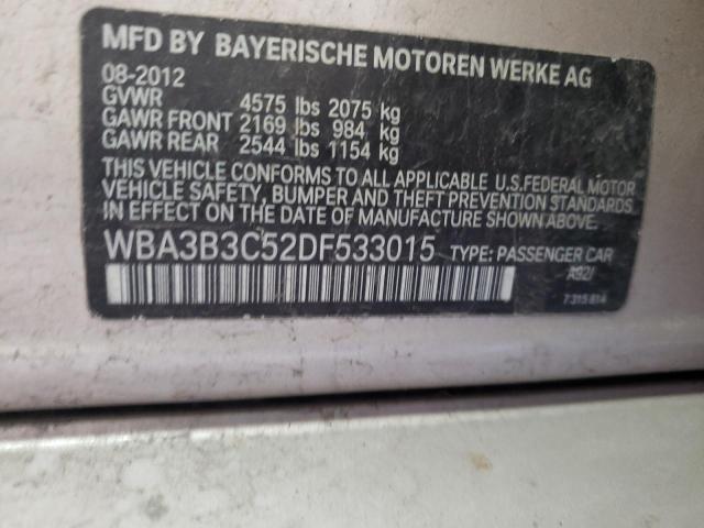 Photo 10 from auction – 2013 BMW 328 XI with VIN WBA3B3C52DF533015