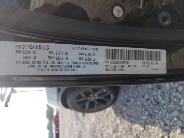 Photo 10 from auction – 2019 DODGE CHALLENGER with VIN 2C3CDZAG3KH574192