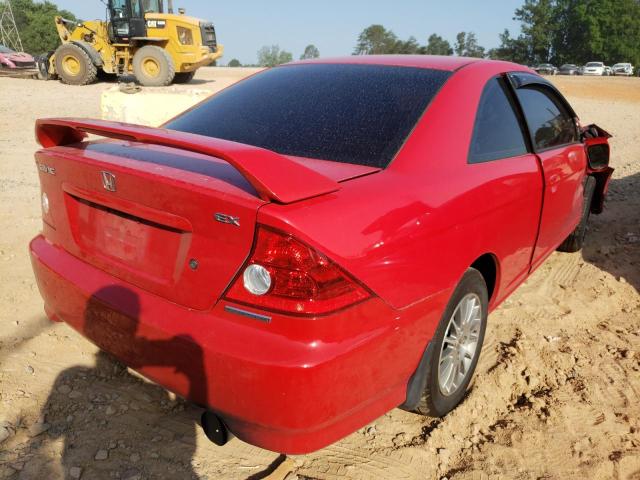 Photo 4 from auction – 2005 HONDA CIVIC EX with VIN 1HGEM22905L005711