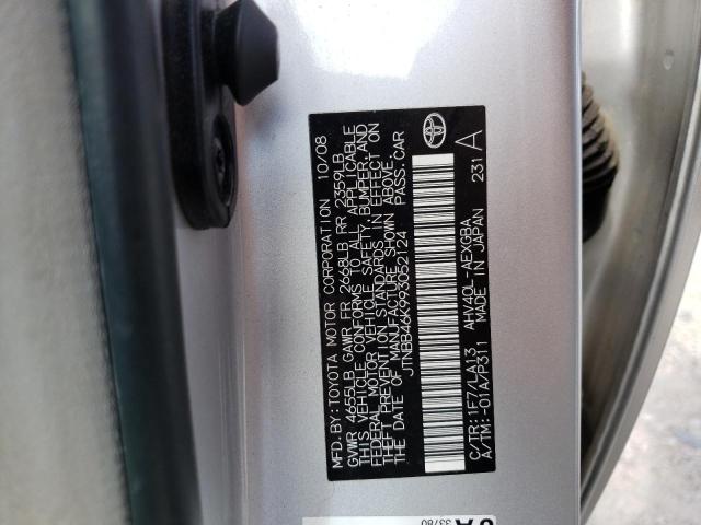Photo 10 from auction – 2009 TOYOTA CAMRY HYBR with VIN JTNBB46K993052124