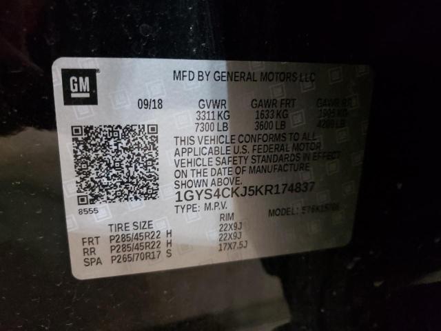 Photo 10 from auction – 2019 CADILLAC ESCALADE P with VIN 1GYS4CKJ5KR174837