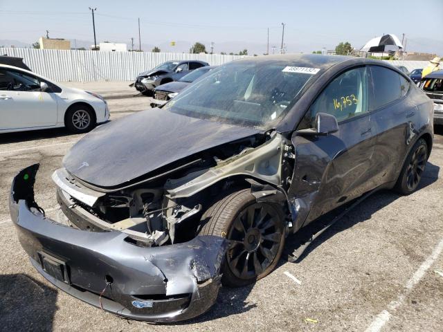 Photo 2 from auction – 2021 TESLA MODEL Y with VIN 5YJYGDEE8MF108285