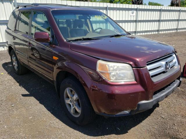 HONDA PILOT EXL 2007 with VIN 2HKYF18687H537048 - Photo from auction