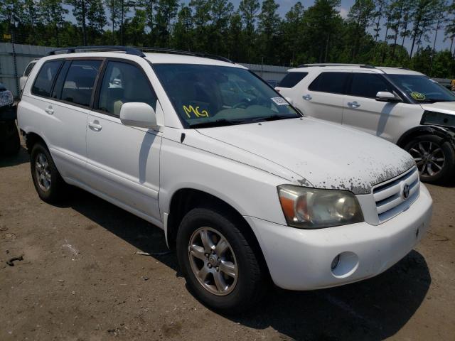 TOYOTA HIGHLANDER 2006 with VIN JTEGP21AX60105145 - Photo from auction