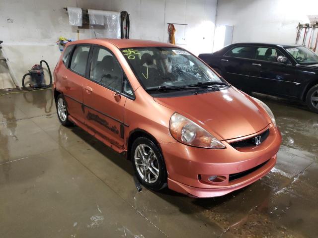 HONDA FIT S 2007 with VIN JHMGD38637S004876 - Photo from auction