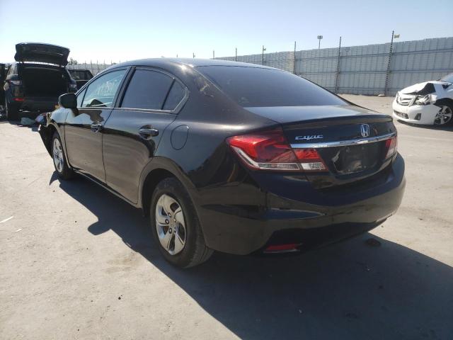 Foto 3 de la subasta – 2013 HONDA CIVIC LX con VIN 19XFB2F55DE257574