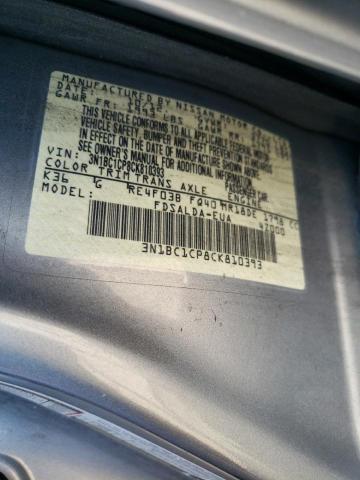 Photo 10 from auction – 2012 NISSAN VERSA S with VIN 3N1BC1CP8CK810393
