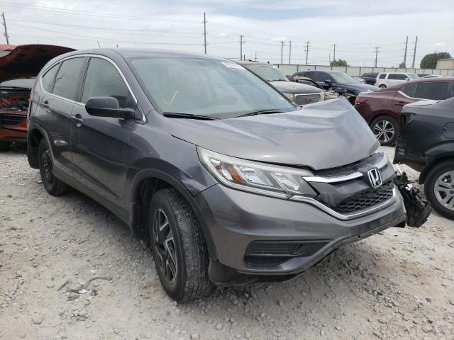 Photo 1 from auction – 2016 HONDA CR-V SE with VIN 2HKRM3H40GH508194