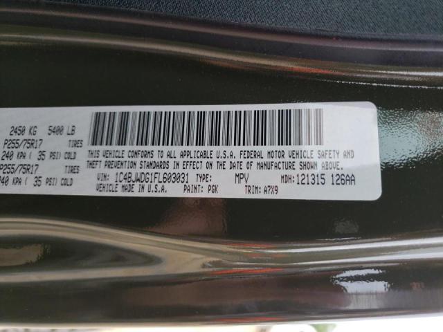 Photo 10 from auction – 2015 JEEP WRANGLER U with VIN 1C4BJWDG1FL603031
